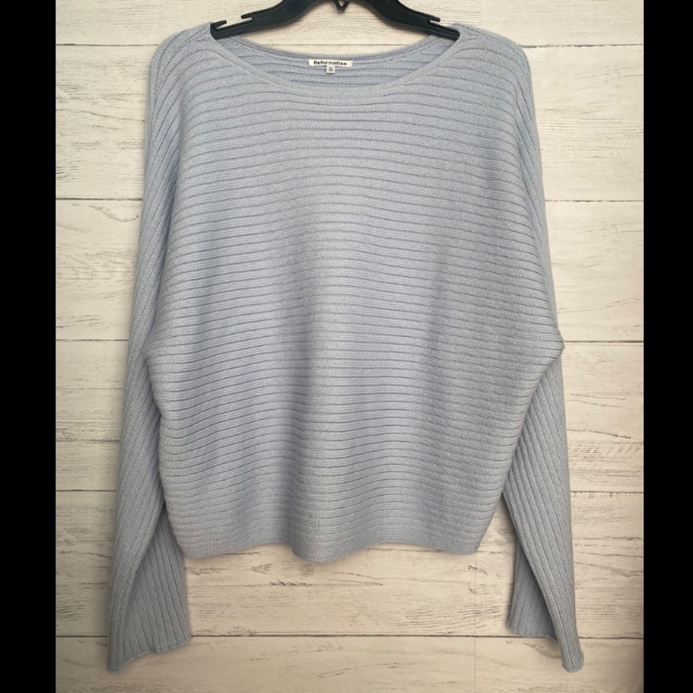 🌟NEW Reformation blue sweater size medium